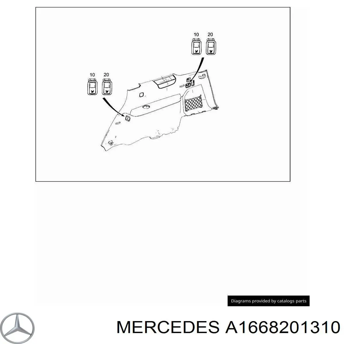  A1668201310 Mercedes