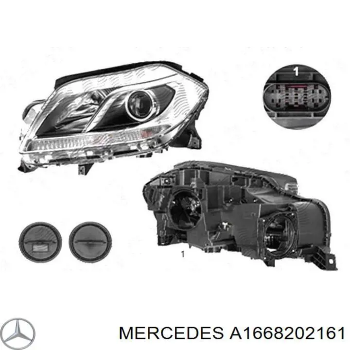 A1668202161 Mercedes Фара