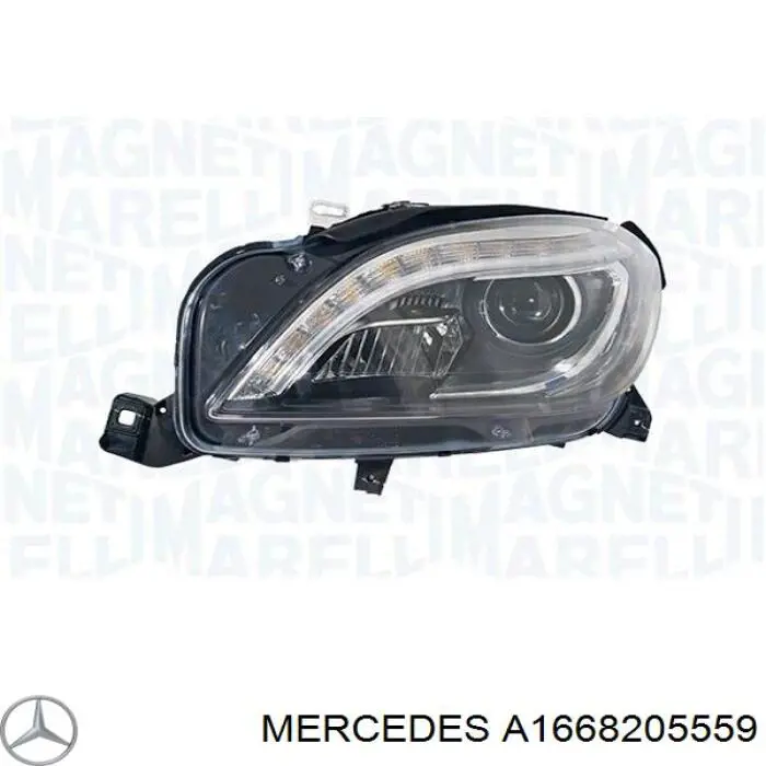 Фара правая Mercedes 1668205559