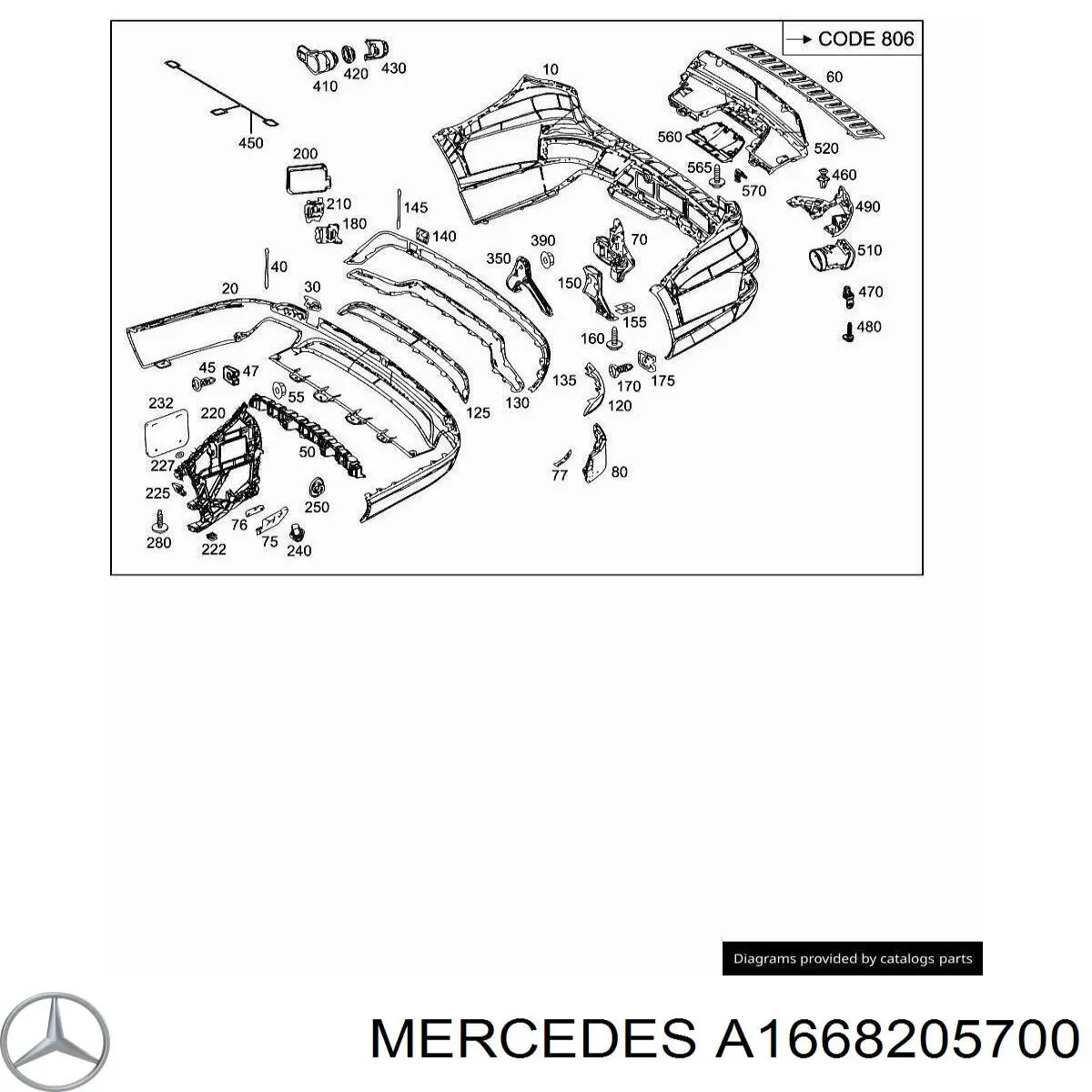  A1668205700 Mercedes