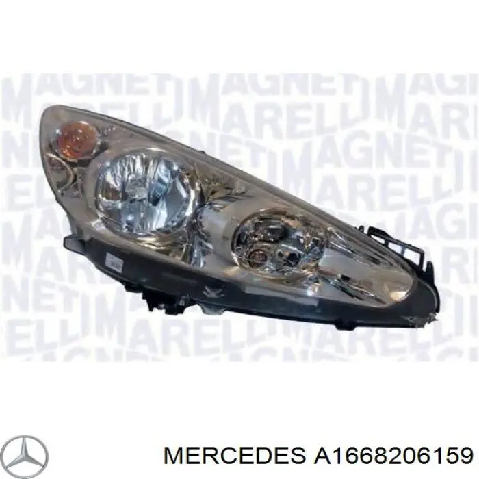 A1668206159 Mercedes Фара передняя правая