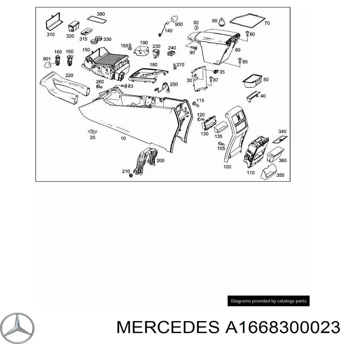A1668306601 Mercedes 