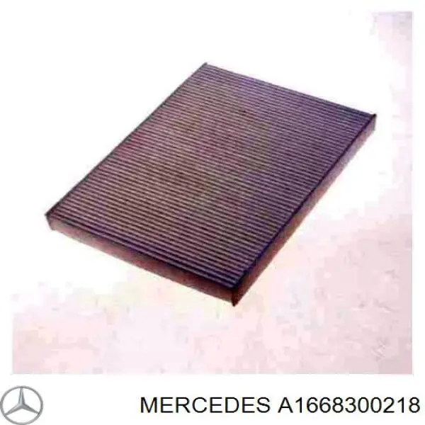 Filtro de habitáculo A1668300218 Mercedes