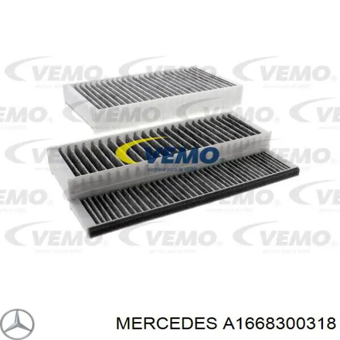 Фильтр салона A1668300318 Mercedes