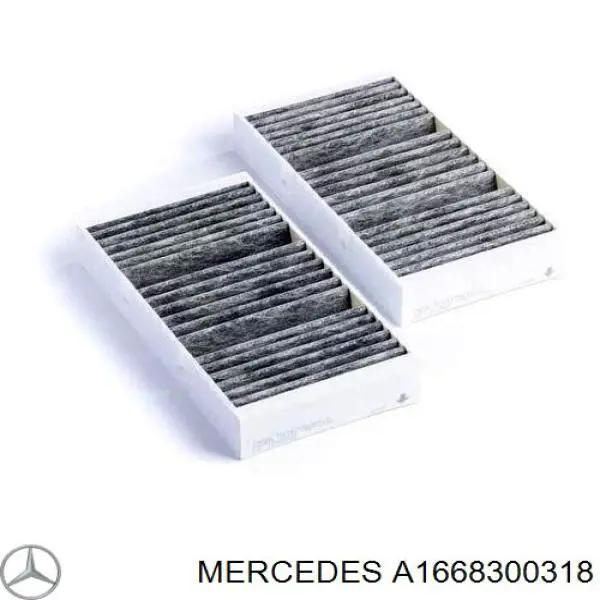 A1668300318 Mercedes Внутрисалонный фильтр