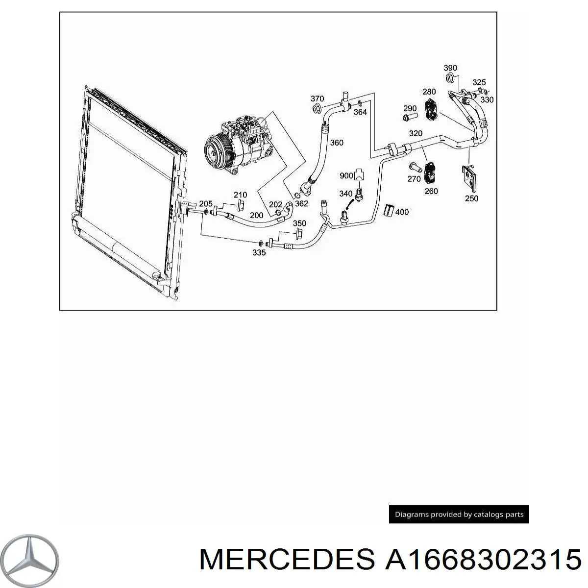 A1668302315 Mercedes 