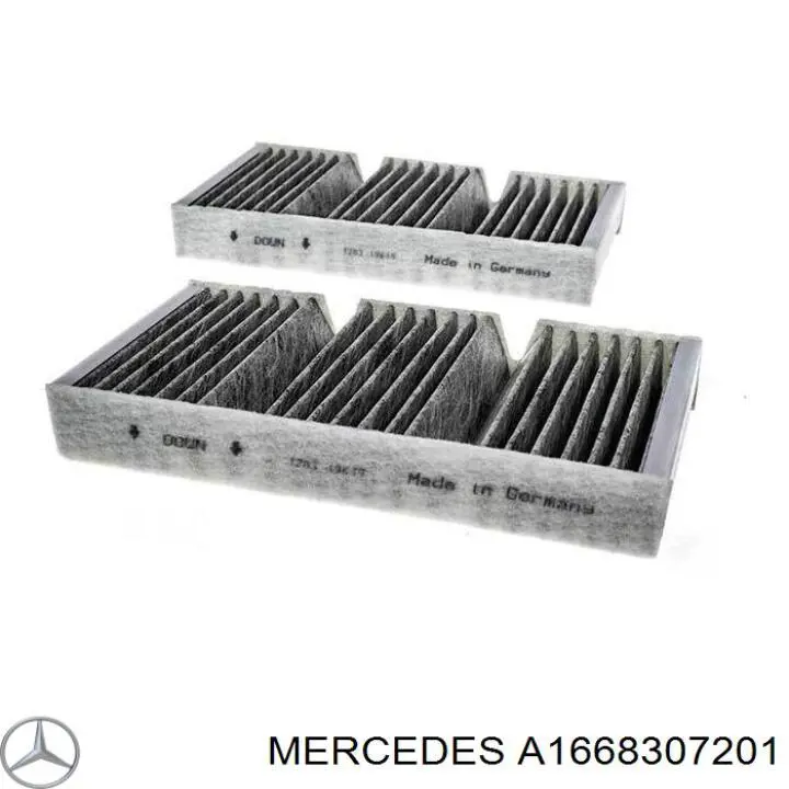 A1668307201 Mercedes Filtro de salão
