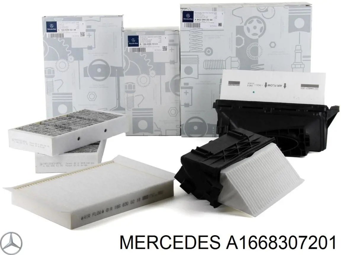 Filtro de salão Mercedes A1668307201 preço, a partir de 48,71 USD