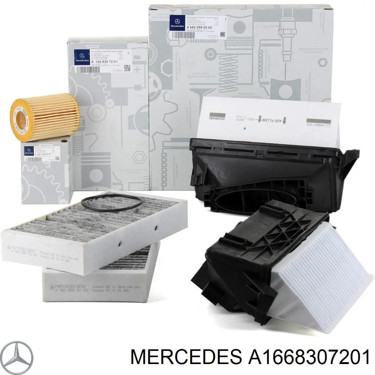 Фильтр салона Mercedes A1668307201