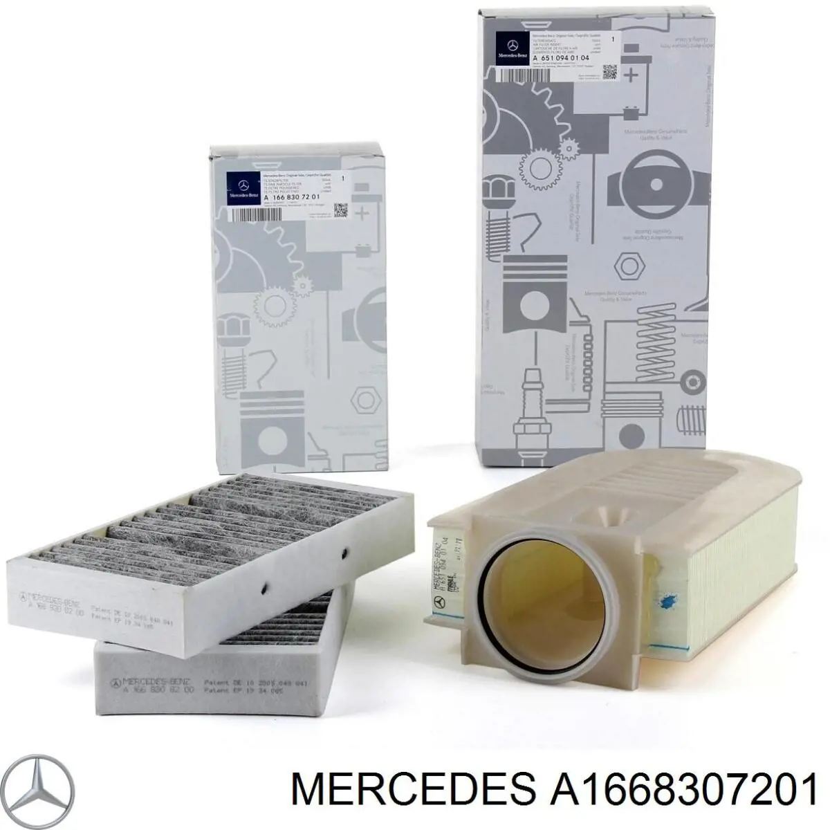 Filtro de salão Mercedes A1668307201