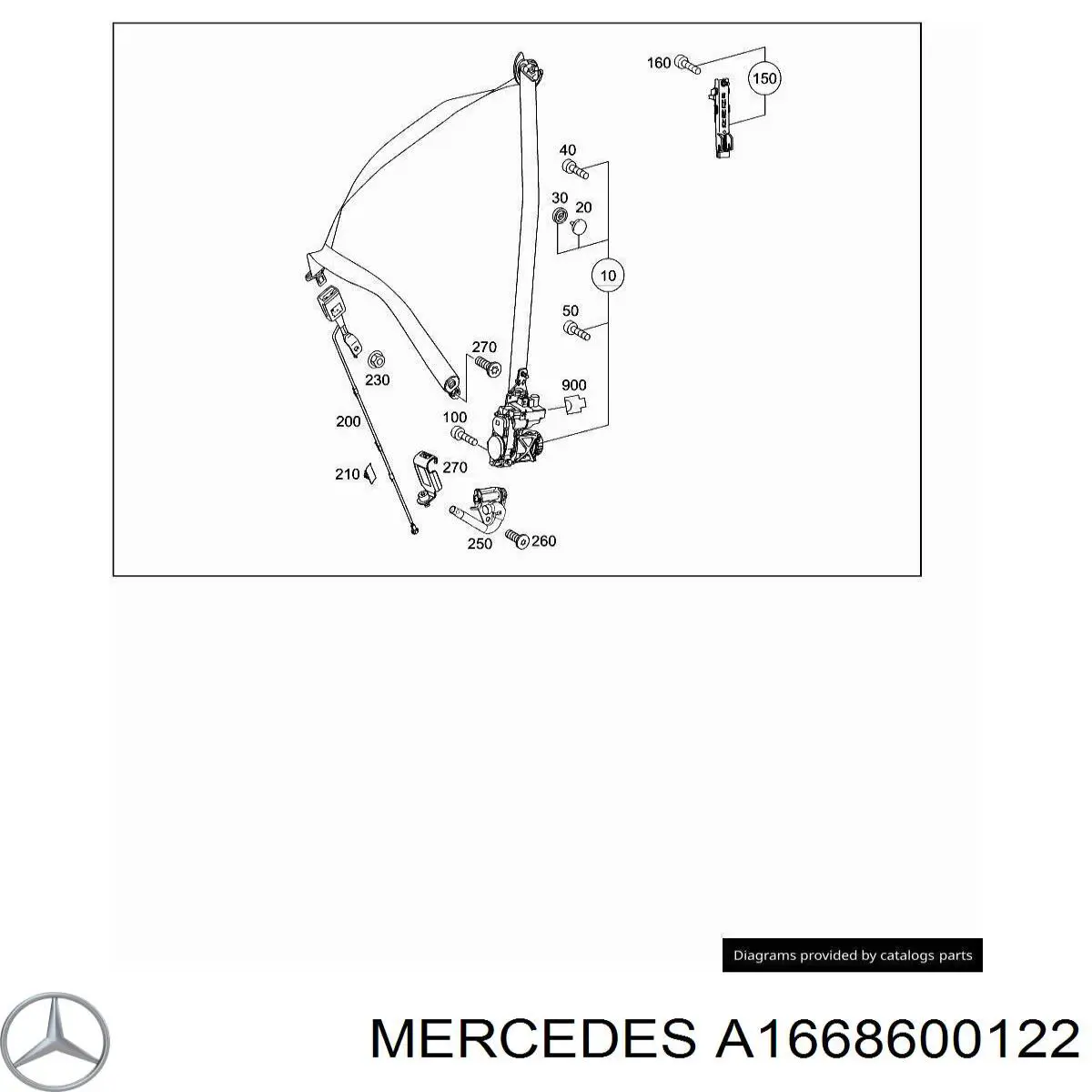 A1668600122 Mercedes 