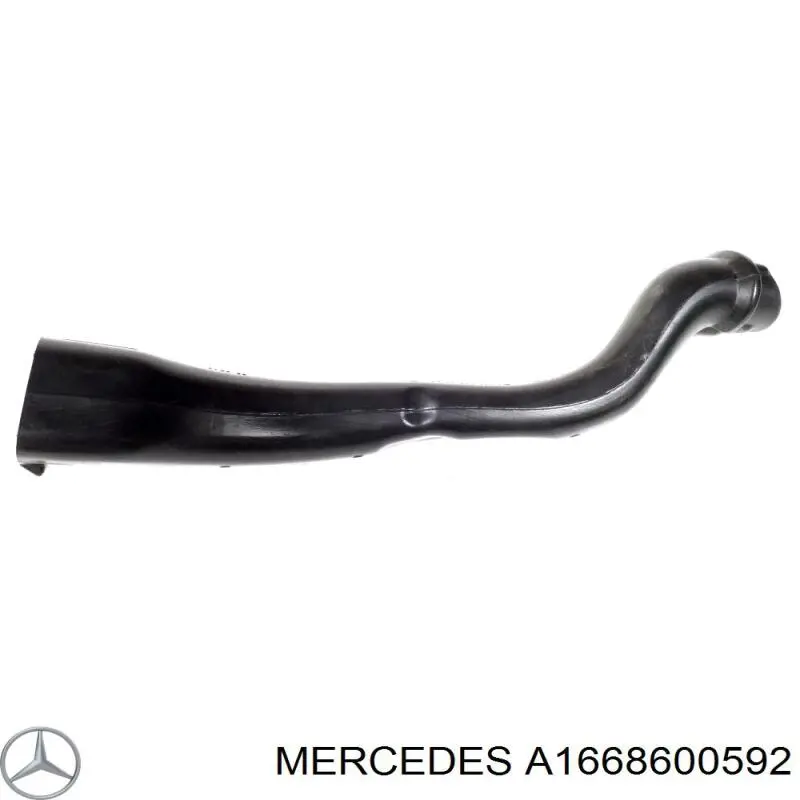 Шланг омывателя фар на Mercedes ML/GLE (W166)
