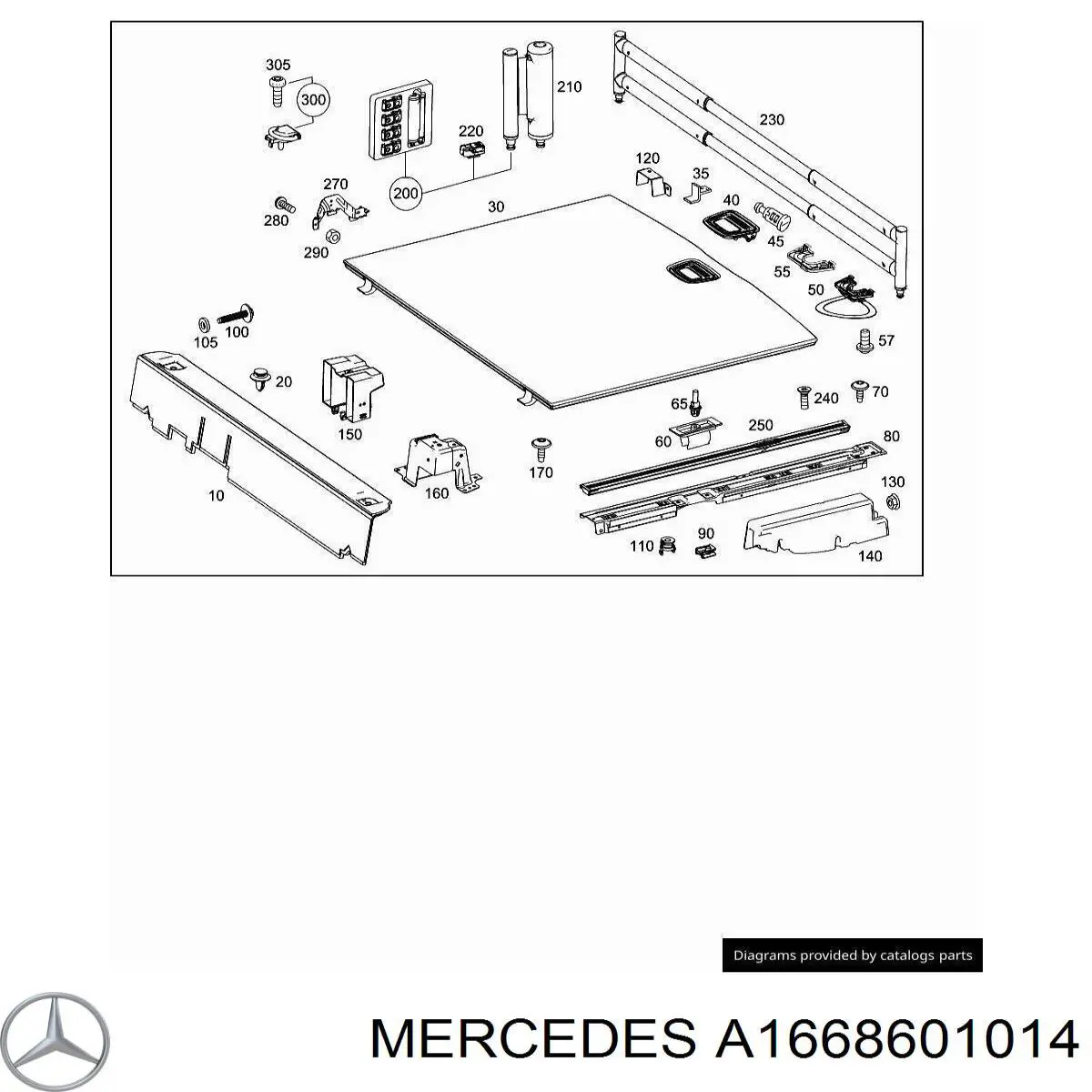 A1668601014 Mercedes 