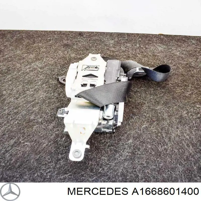 Купить A1668601400 Mercedes Ремень безопасности