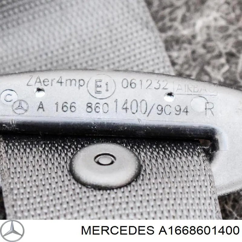 A1668601400 Mercedes Ремень безопасности передний правый