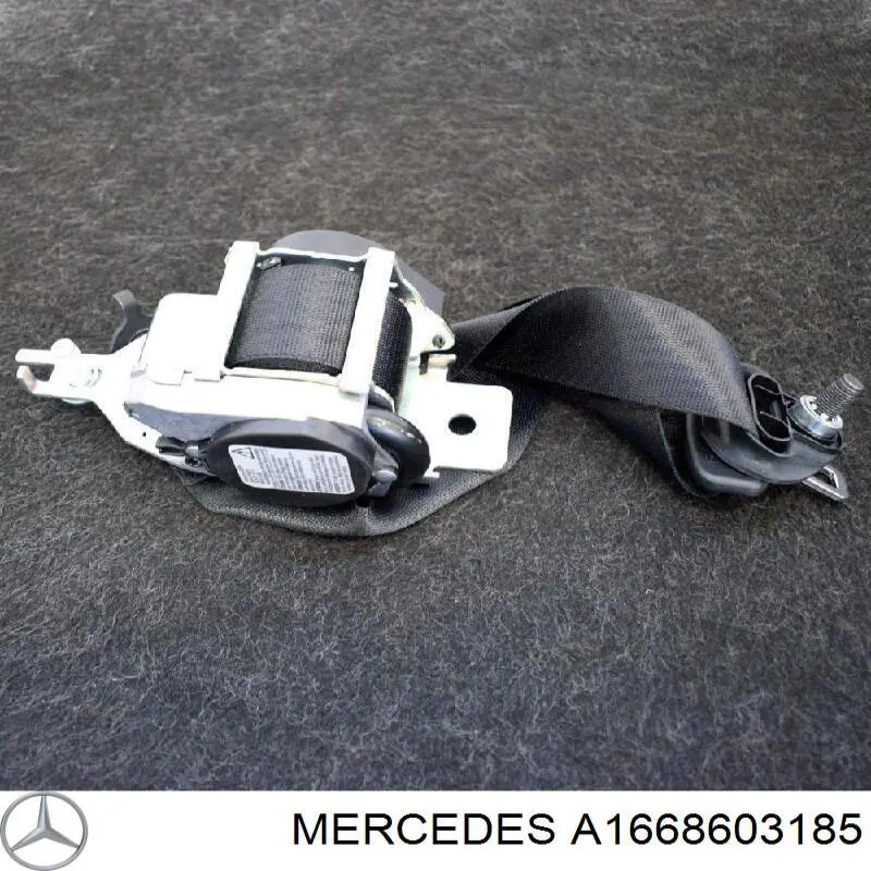 Купить A16686031859C94 Mercedes Ремень безопасности задний левый