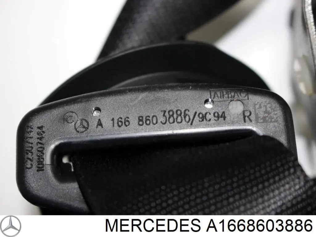 A1668603886 Mercedes Ремень безопасности передний правый