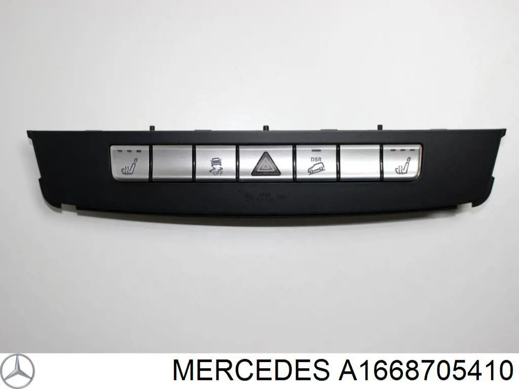 Блок кнопок центральной консоли на Mercedes ML/GLE (W166)