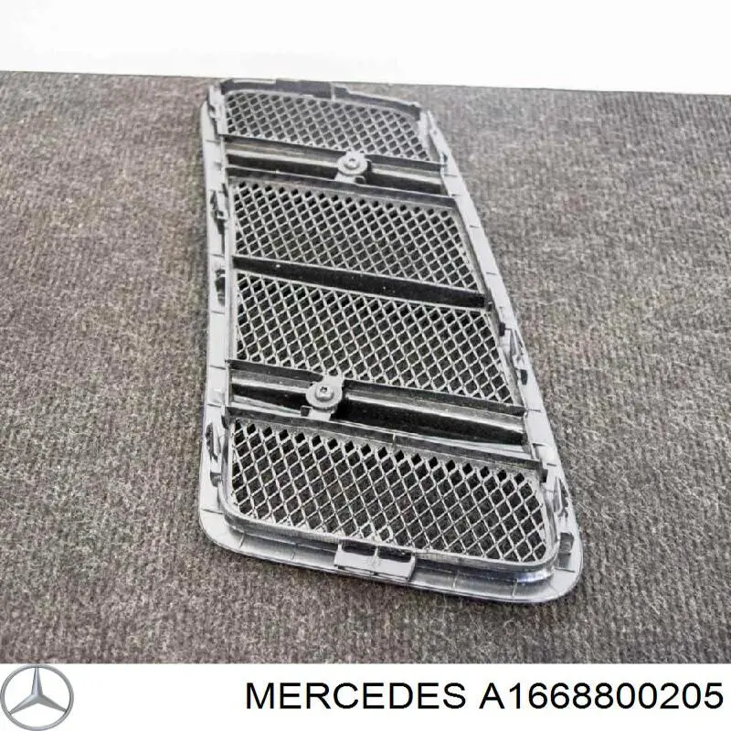 1668800205 Mercedes Ограждение, рамка под лобовое стекло