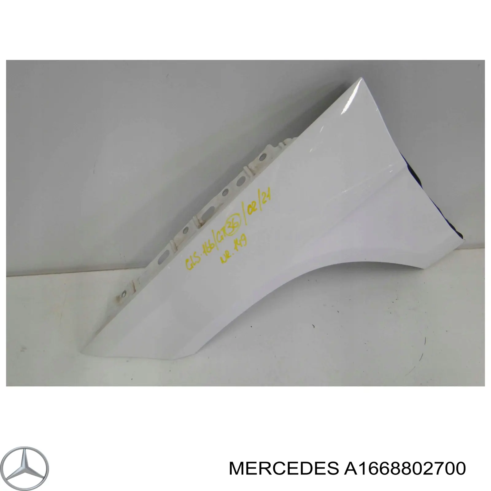  Pára-lama dianteiro esquerdo Mercedes GL SUV (X166) (2012 - 2015) 