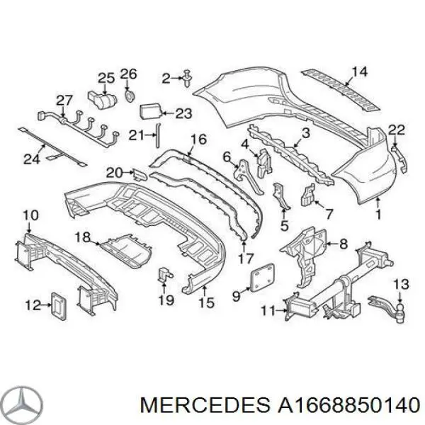 A1668850140 Mercedes 