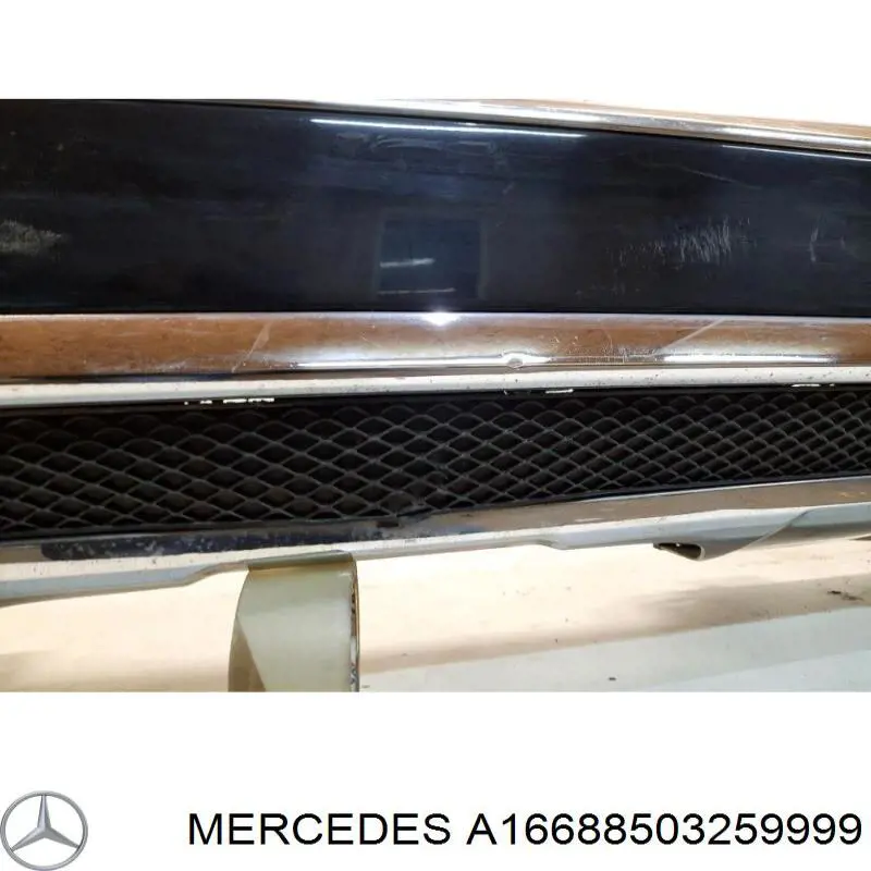 Купить 1668850325 Mercedes Верхняя часть заднего бампера