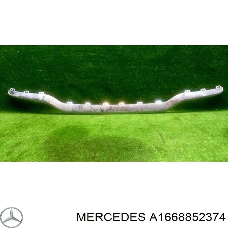 A1668852374 Mercedes moldura do pára-choque traseiro