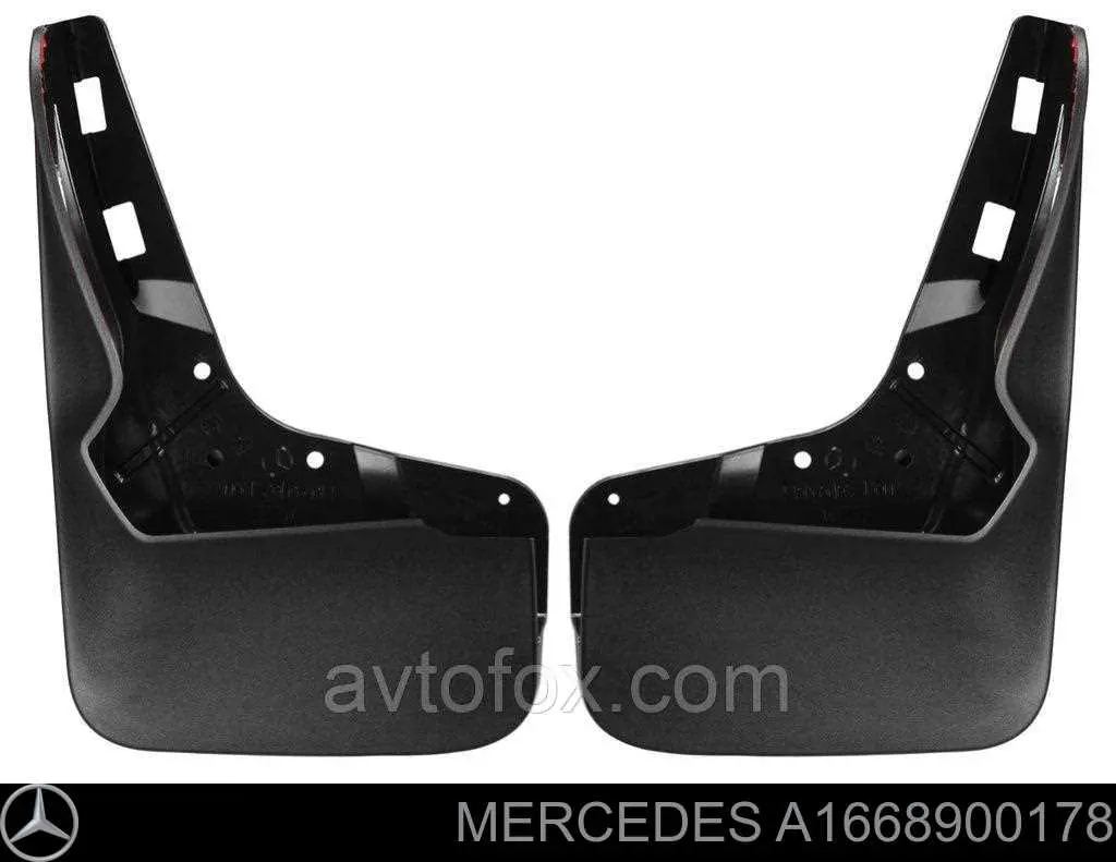 Protetores de lama dianteiros, kit Mercedes GL  X166