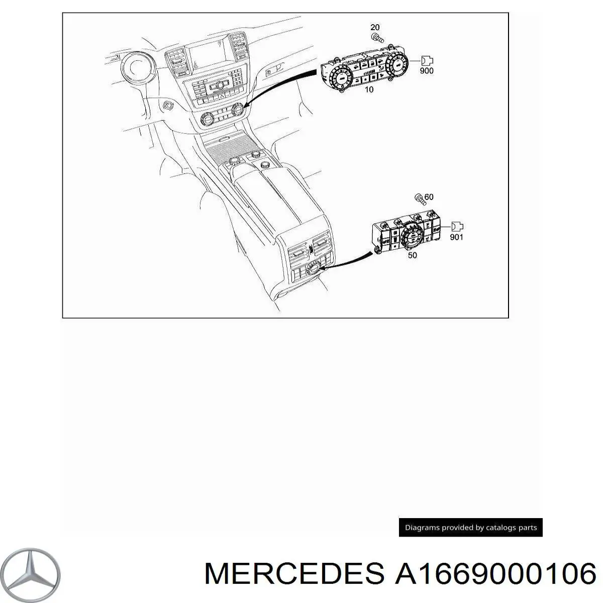 Регулятор вентилятора отопителя Mercedes A1669000106 цена, от 173.27 USD