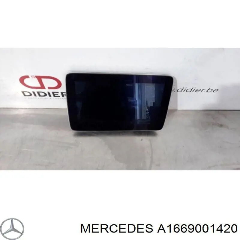 A1669001420 Mercedes mostrador multifuncional