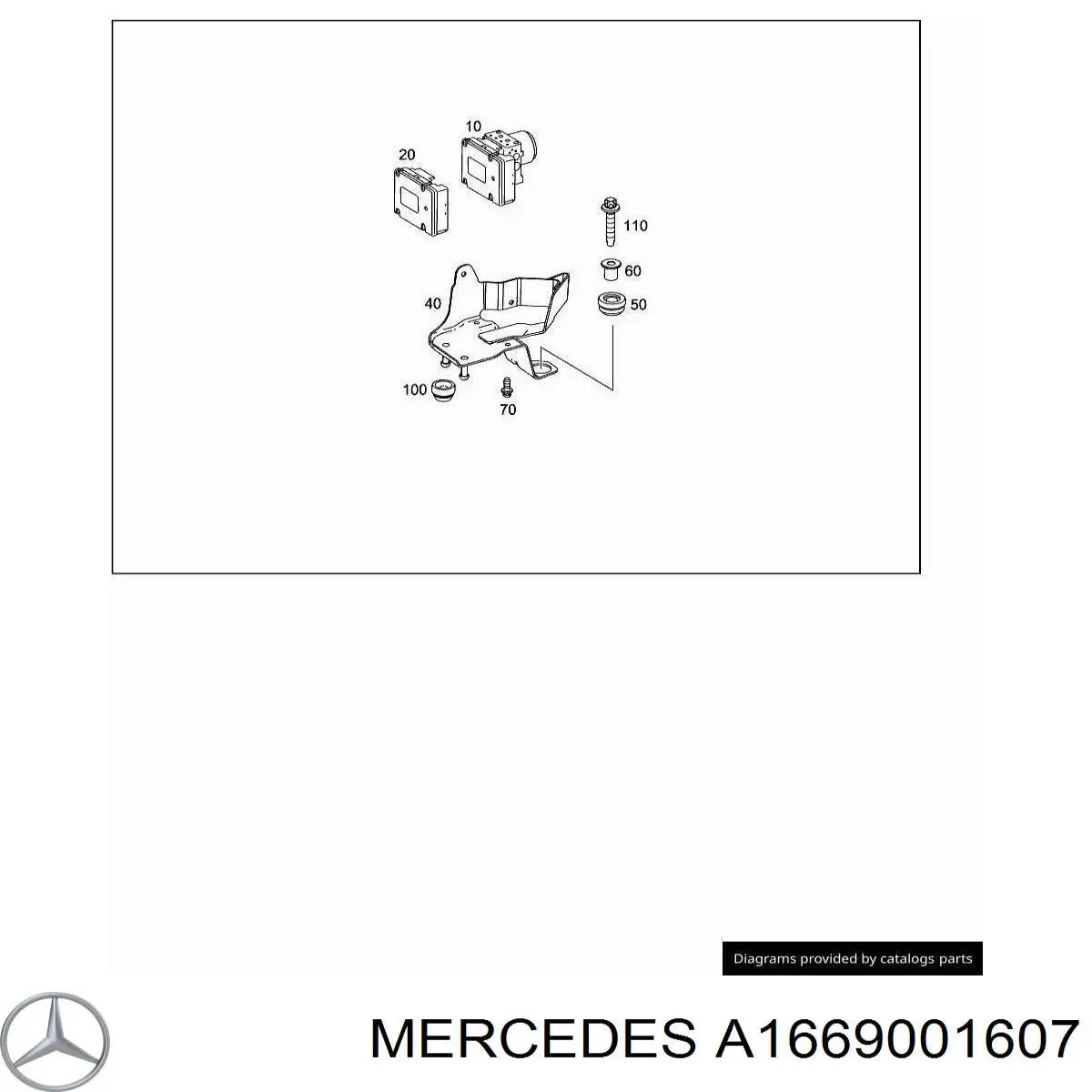 A1669001607 Mercedes 