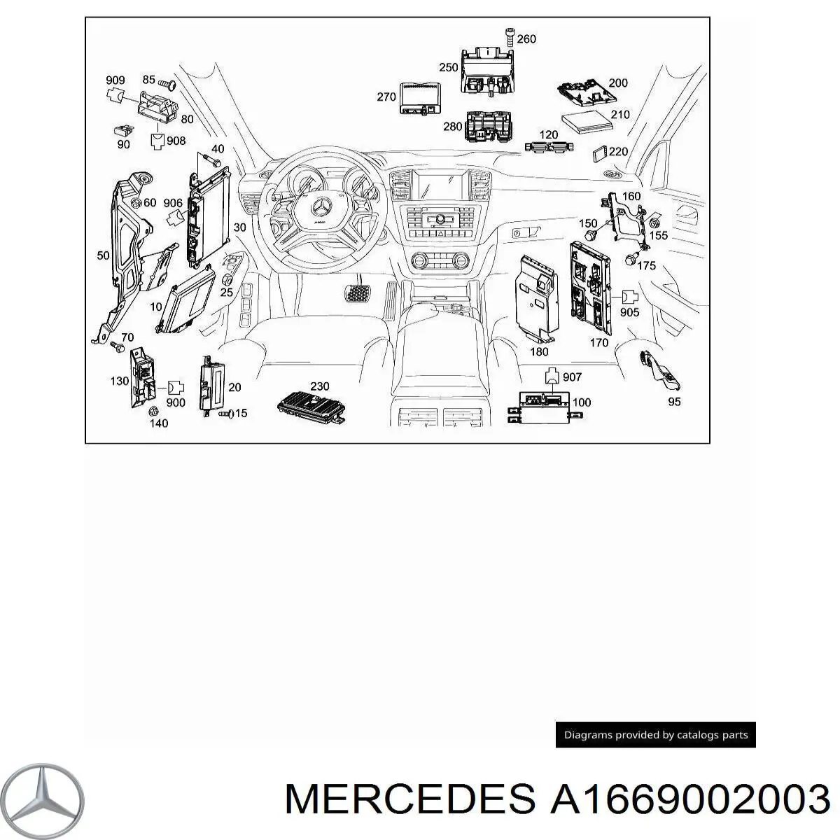 A1669002003 Mercedes 
