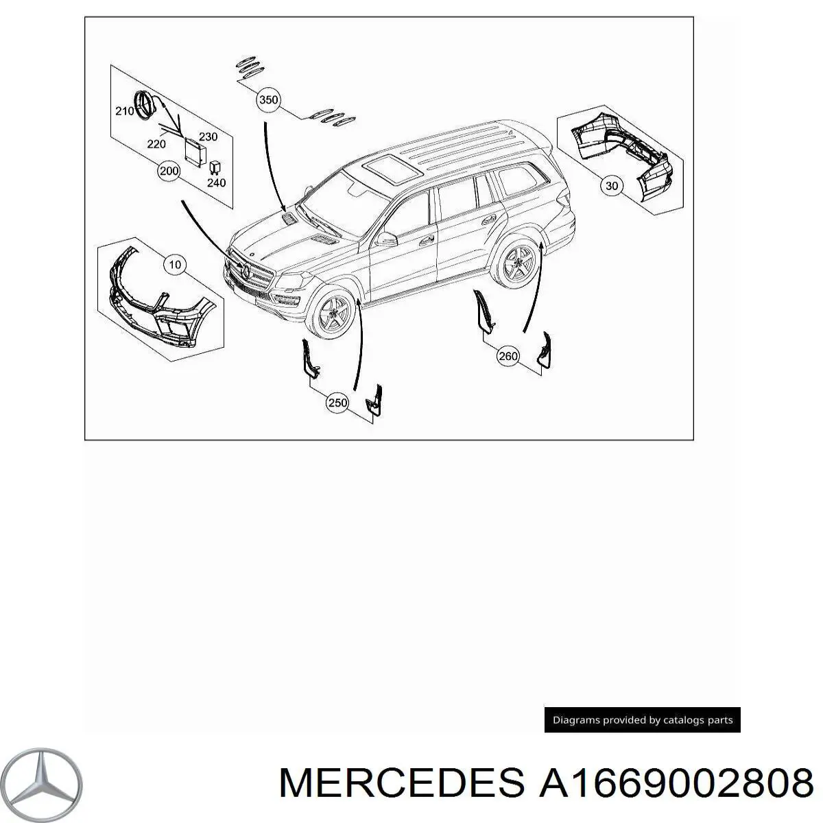 A1669002808 Mercedes 