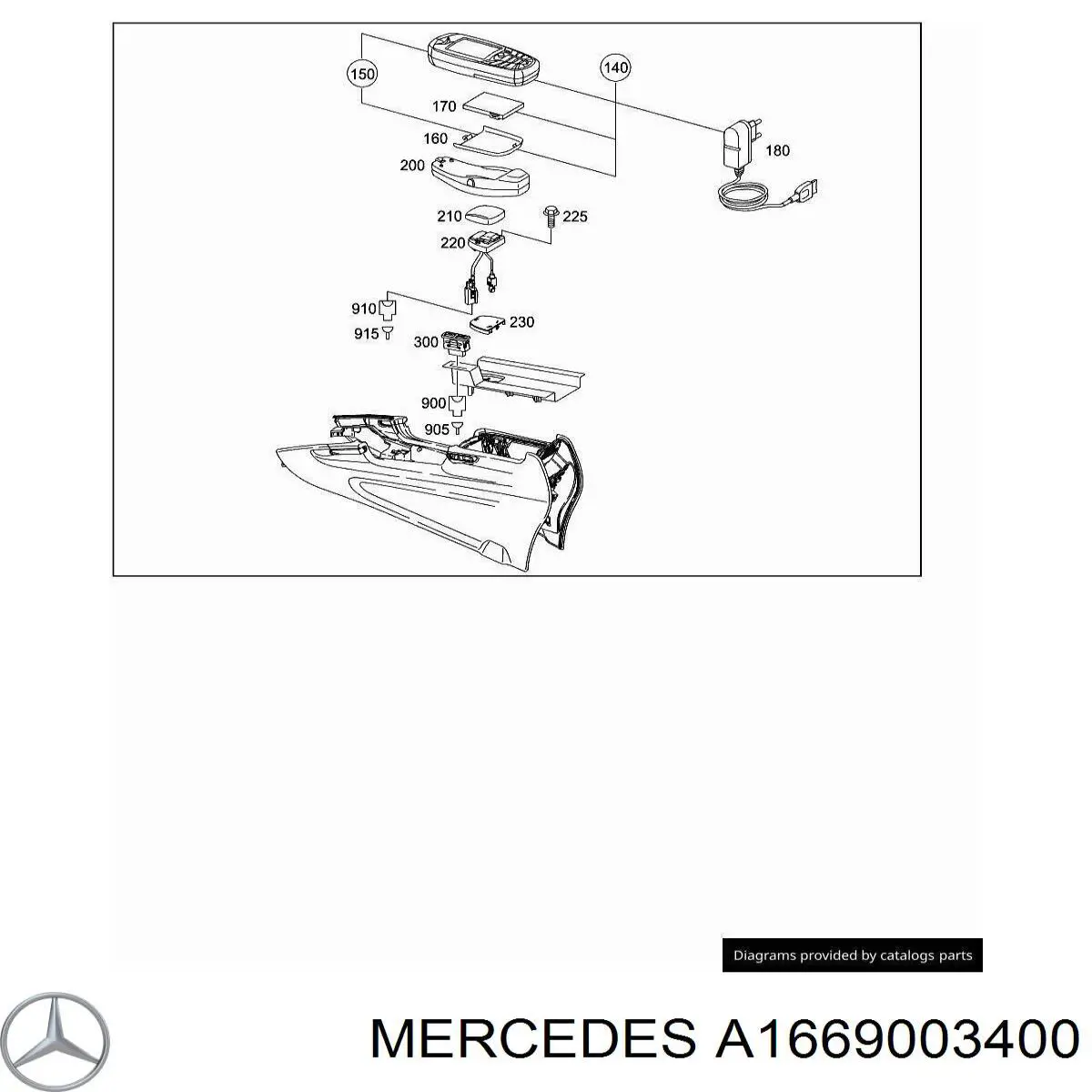  A1669003400 Mercedes