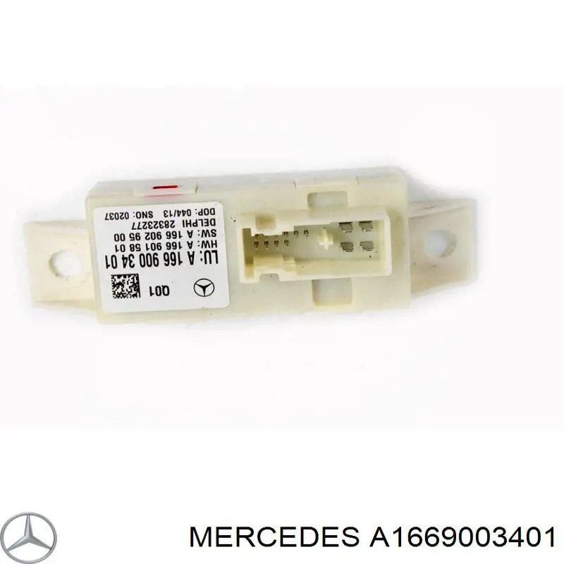A1669003401 Mercedes módulo de direção (centralina eletrônica das luzes)