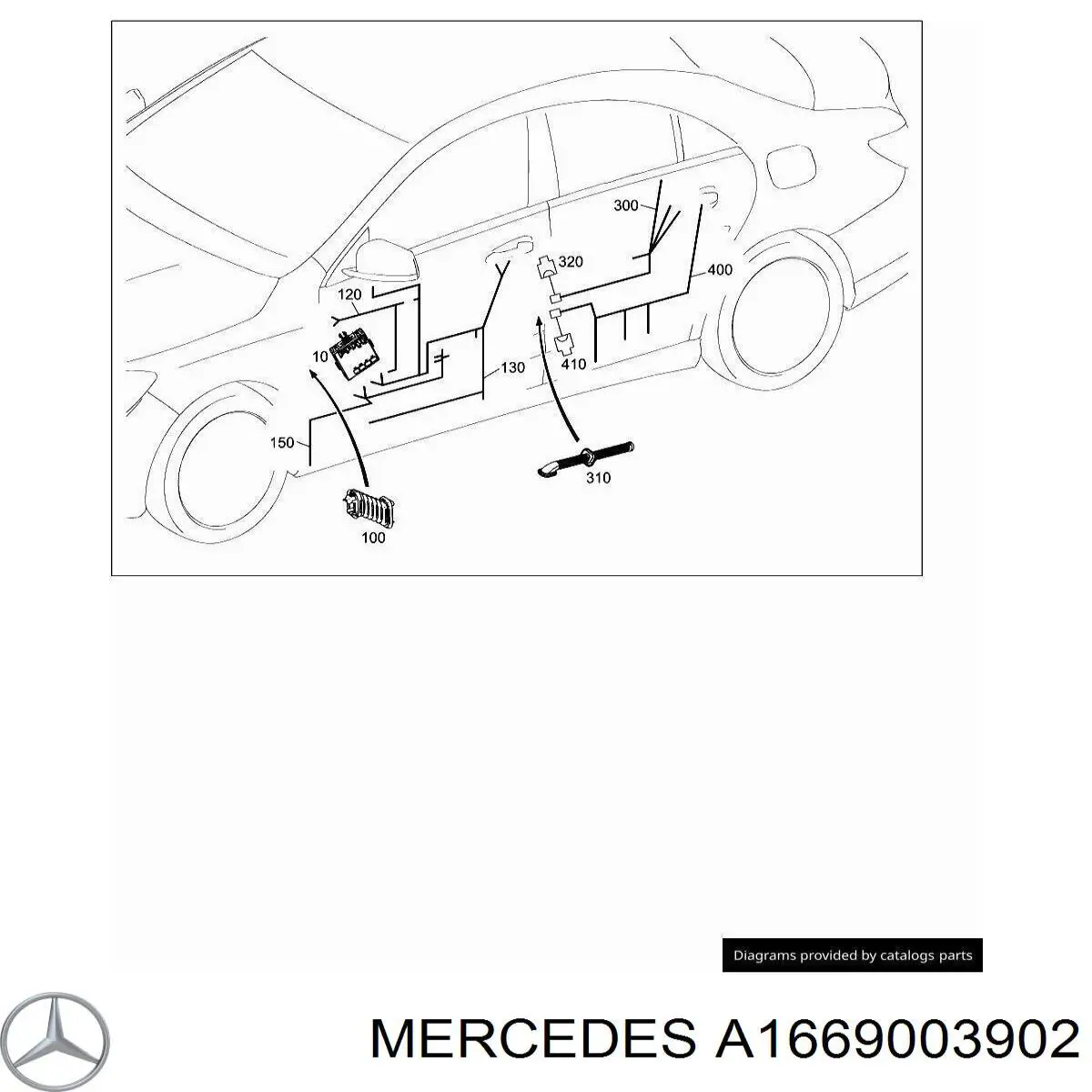 A1669003902 Mercedes Блок комфорта передней двери