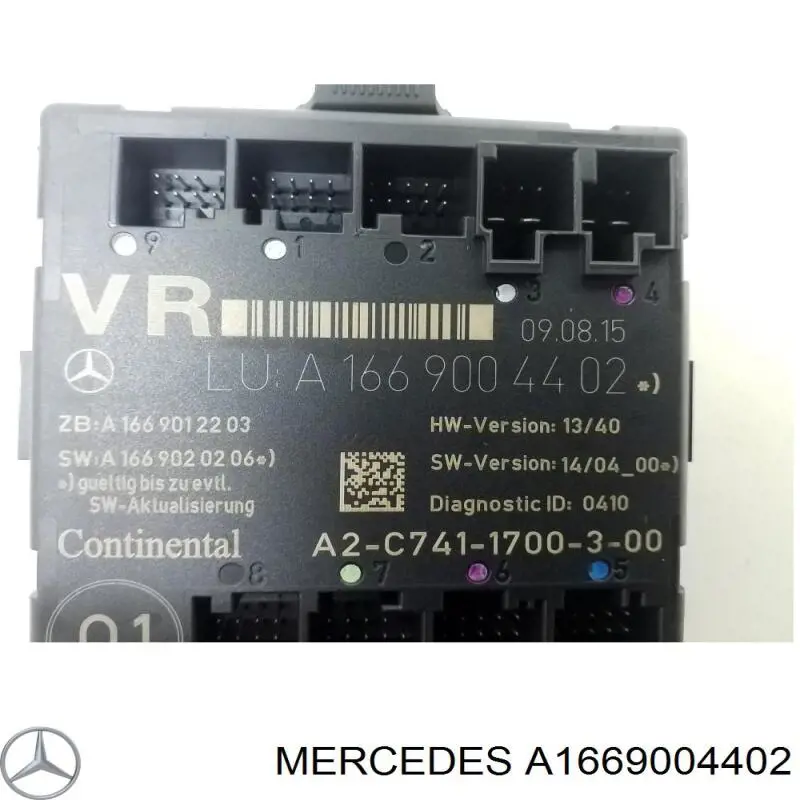 Блок комфорта передней двери Mercedes A1669004402 цена, от 25.34 USD