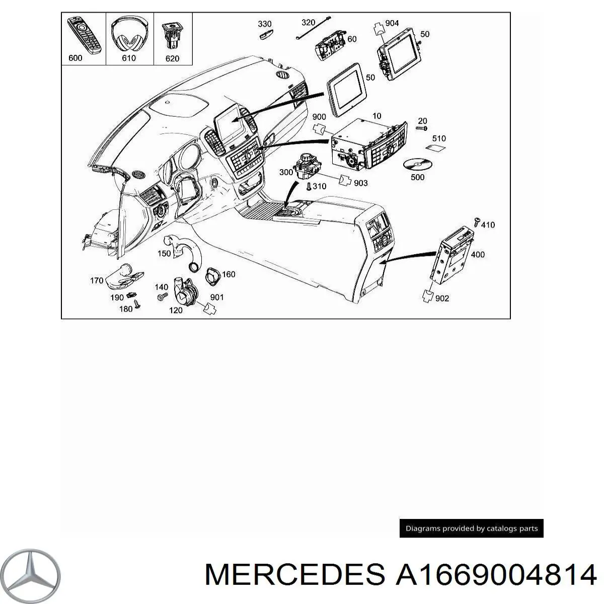 A1669004814 Mercedes 