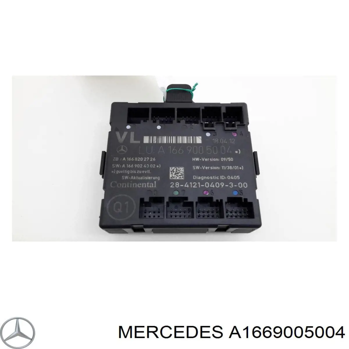 Купить 1669005505 Mercedes Блок комфорта передней двери