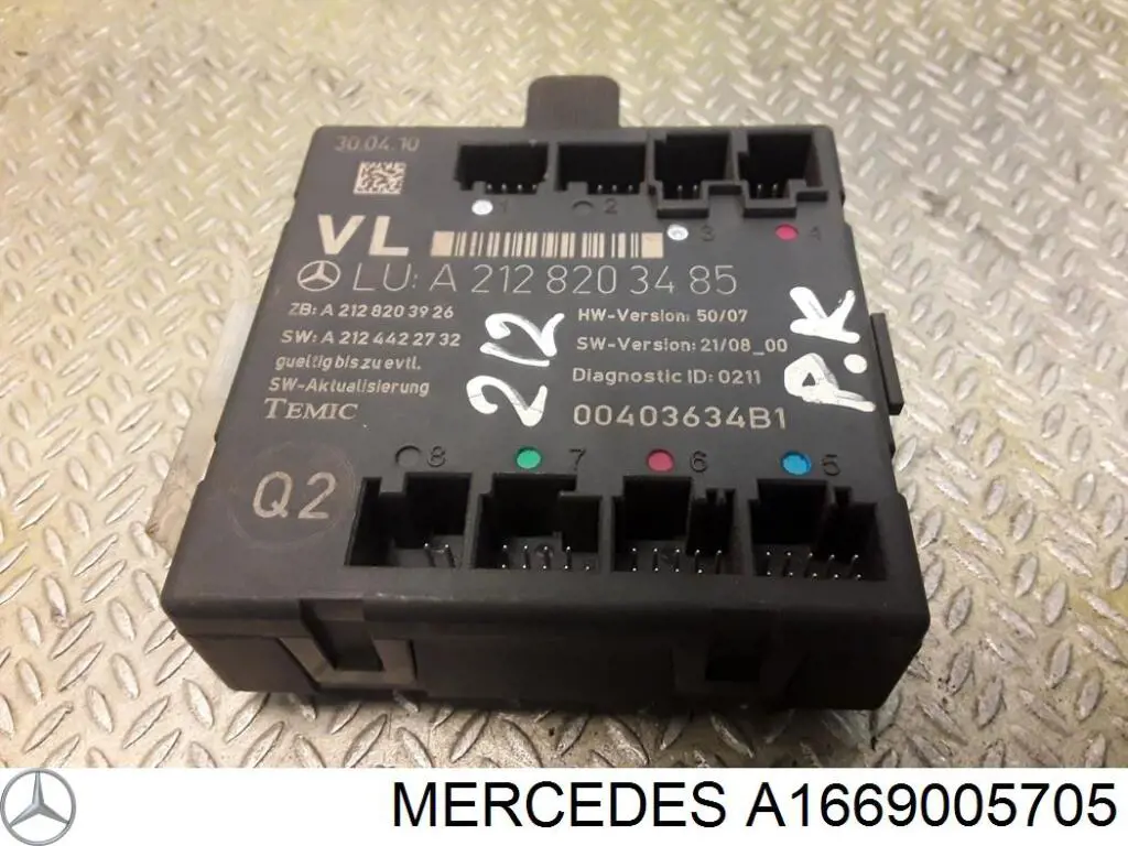 Блок комфорта задней двери Mercedes A1669005705 цена, от 30.37 USD