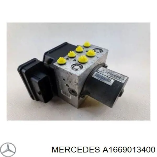 Насос АБС (ABS) главного тормозного цилиндра Mercedes 1669013400