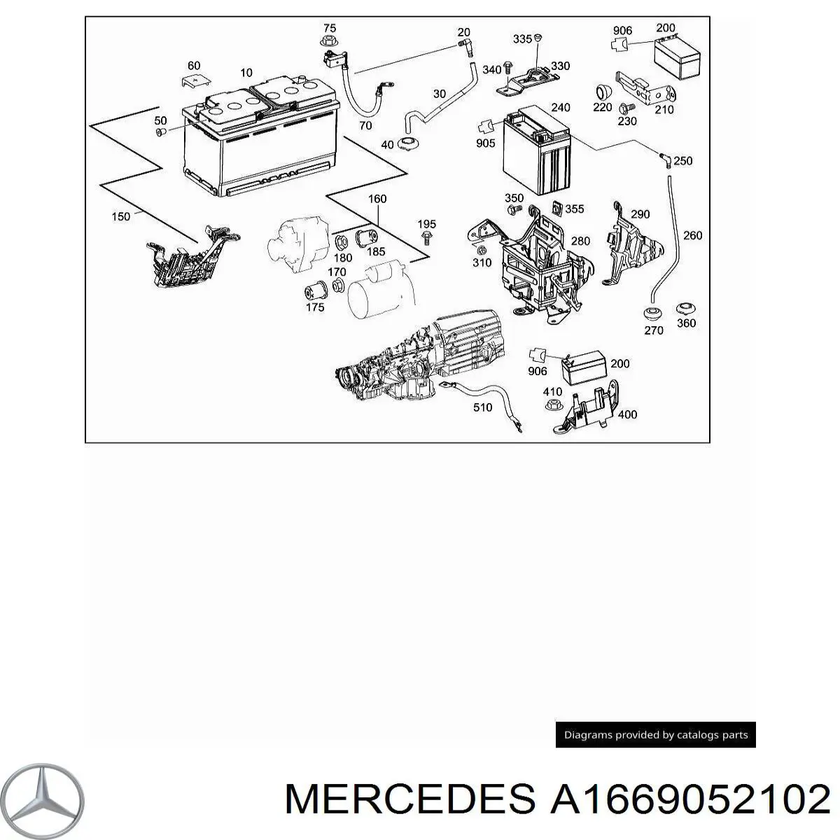  Mercedes A1669052102 цена, от 88.02 USD