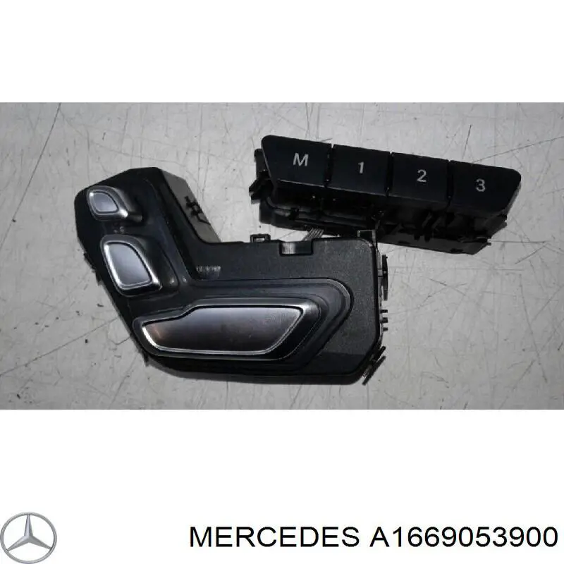Блок кнопок механизма регулировки сиденья левый Mercedes A1669053900