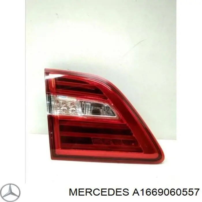 Фонарь задний левый, внутренний Mercedes 1669068900 цена, от 243.36 USD