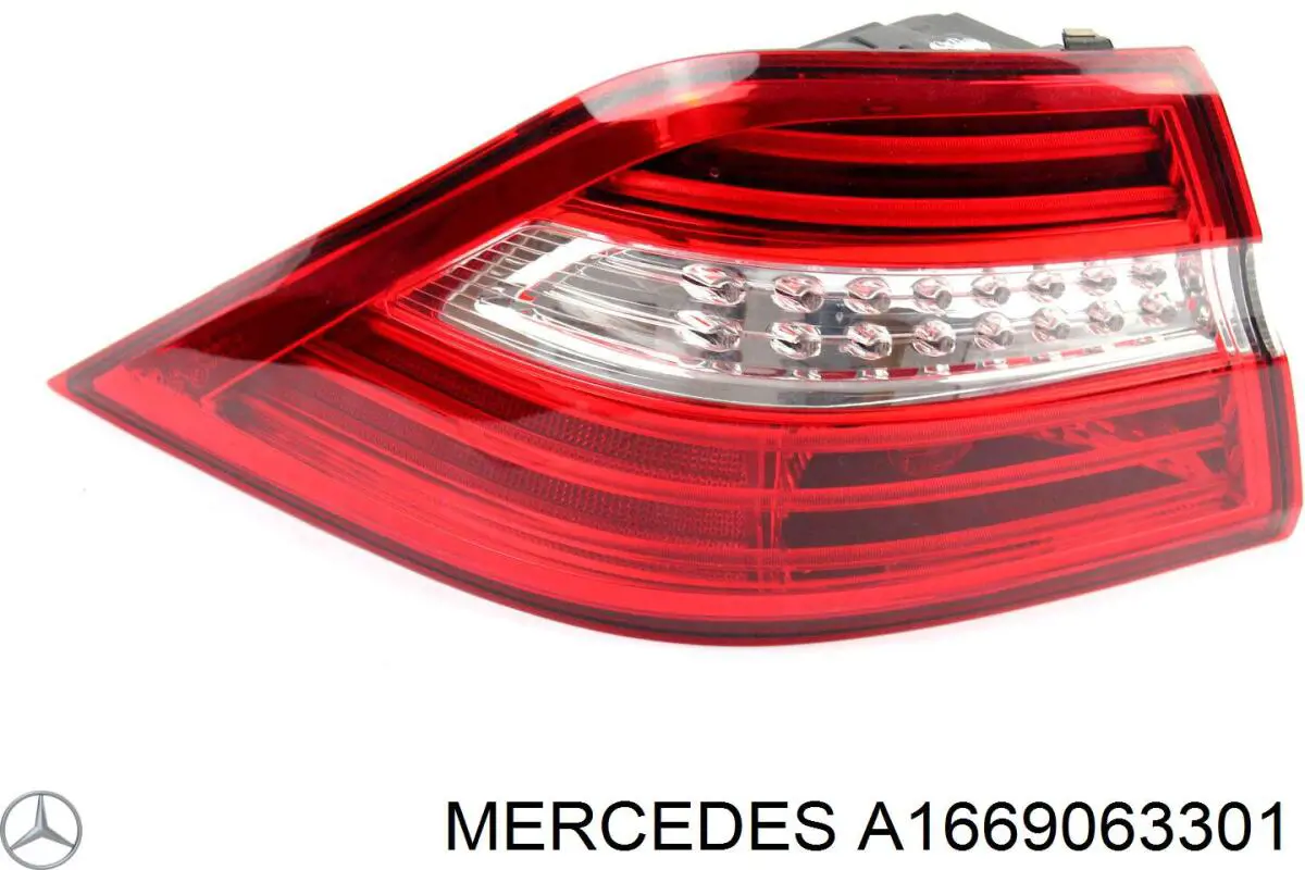 Задняя левая фара Mercedes A1669063301 цена, от 170.26 USD