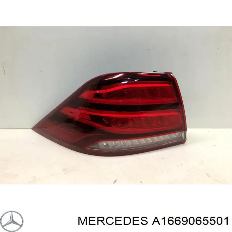 Стоп задний на Mercedes ML/GLE (W166)