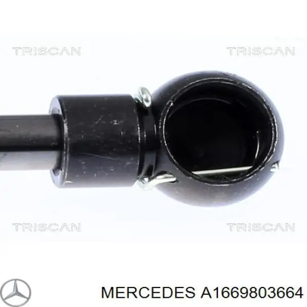 Газовый упор багажника Mercedes A1669803664