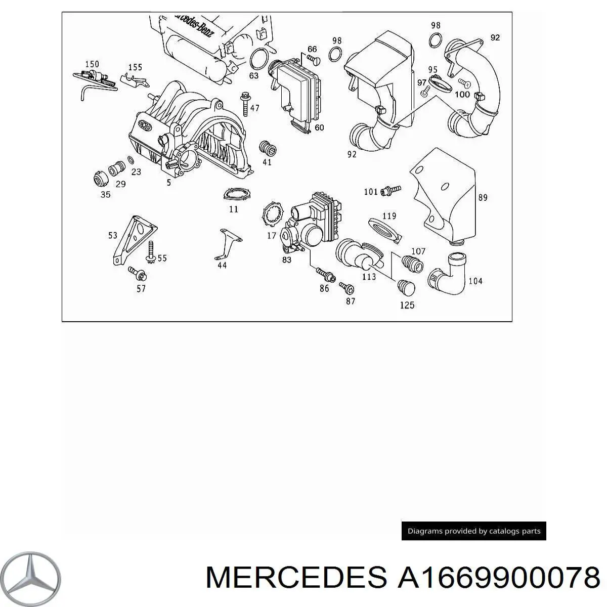 A1669900078 Mercedes 