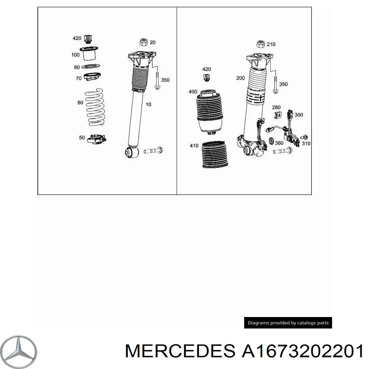 A1673202201 Mercedes 