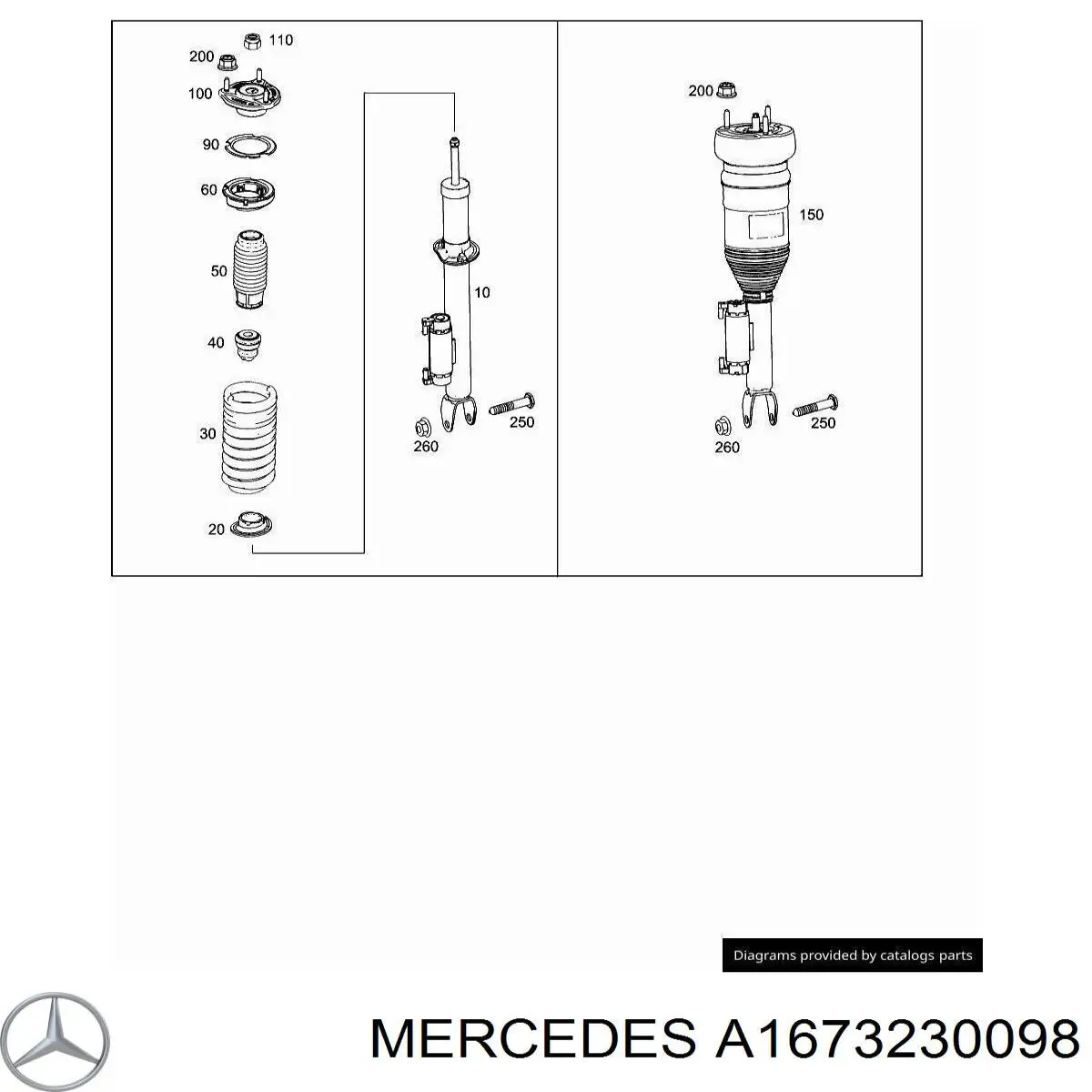 A1673230098 Mercedes 